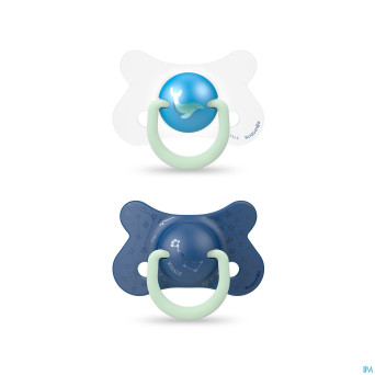 Suavinex basic sucet.silic.ana.4-18m n&d balein bl