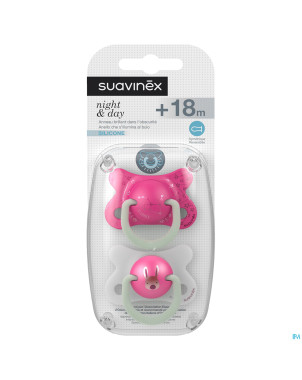Suavinex basic sucet.silic.ana.+18m n&d lapin rose