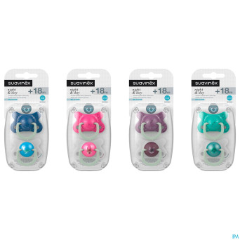 Suavinex basic sucet.silic.ana.+18m n&d balein bl