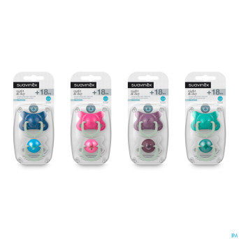 Suavinex basic sucet.silic.ana.+18m n&d balein bl