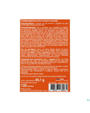 Anaca3 capteur graisses&sucres 5 en 1    caps 120