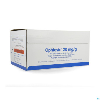 Ophtesic 20mg/g gel ophtalmique unidose tube 20