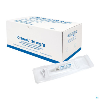 Ophtesic 20mg/g gel ophtalmique unidose tube 20