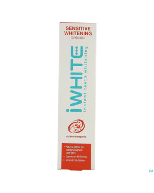 Iwhite dentifrice sensitive whitening    tube 75ml