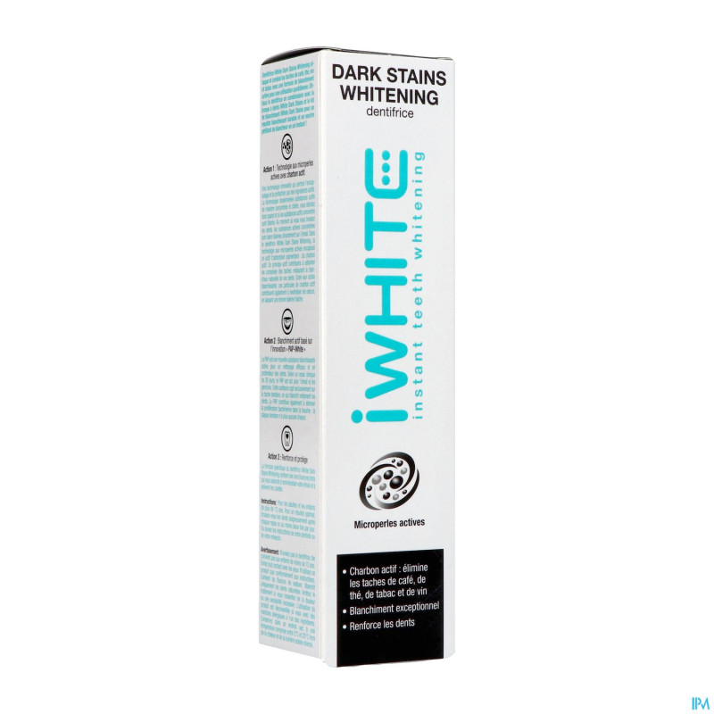 Iwhite dentifrice dark stains whitenig   tube 75ml