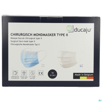 Masque chirurgical type ii belge 50