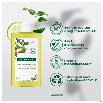 Klorane capil. sh pulpe cedrat    200ml nf