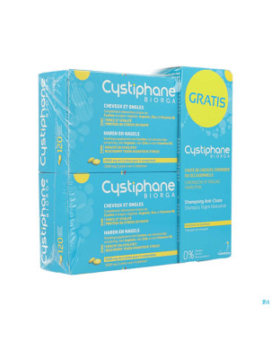 Cystiphane biorga  2 x 120 caps + 120 caps gratuit
