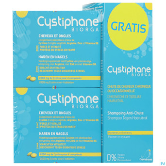 Cystiphane biorga  2 x 120 caps + 120 caps gratuit