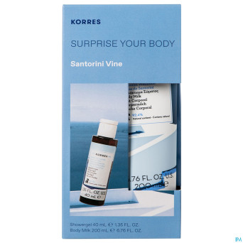 Korres kg santorini vine suprise mixed 200ml+40ml