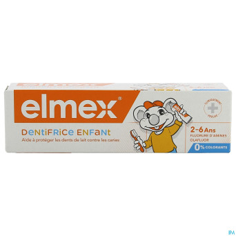 Elmex dentifrice enfant 2-6 ans 50ml