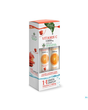Power of nature vit. c pomme comp eff 24+20 grat