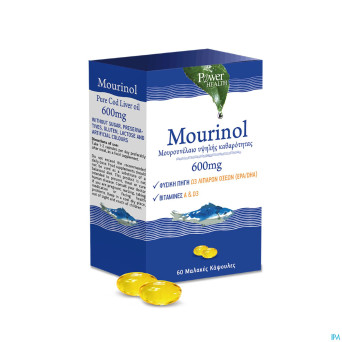 Power of nature mourinol huile foie morue  caps 60