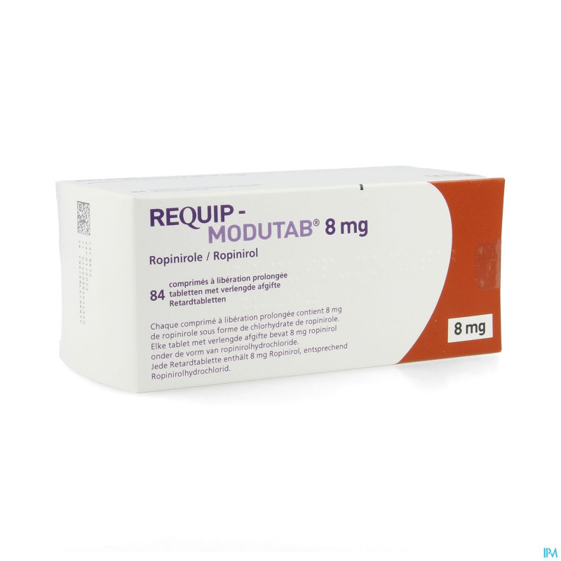 Requip-modutab  8mg pi pharma lib.prol.comp 84 pip