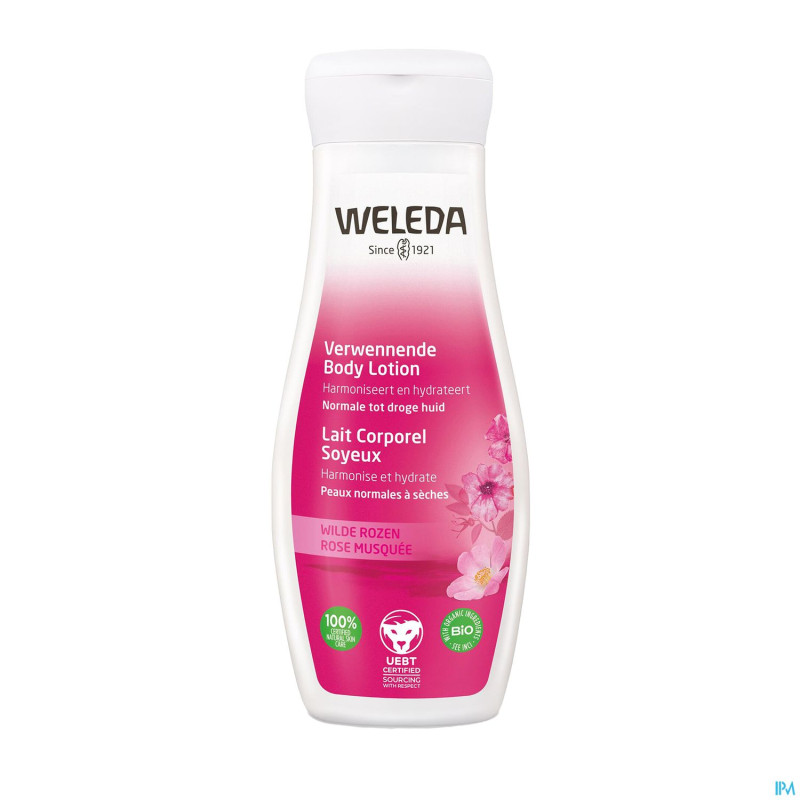 Weleda lait corporel embellisant rose musquee200ml