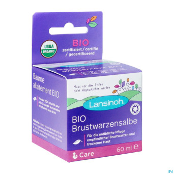 Lansinoh baume allaitement bio 60ml