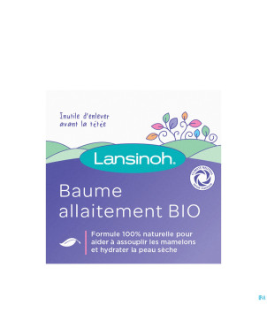 Lansinoh baume allaitement bio 60ml