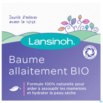 Lansinoh baume allaitement bio 60ml