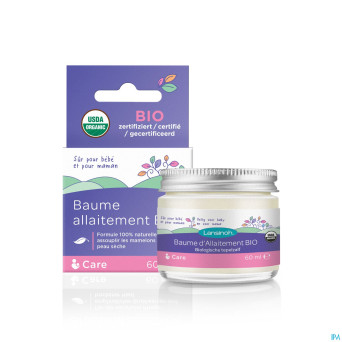 Lansinoh baume allaitement bio 60ml
