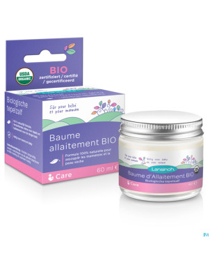 Lansinoh baume allaitement bio 60ml