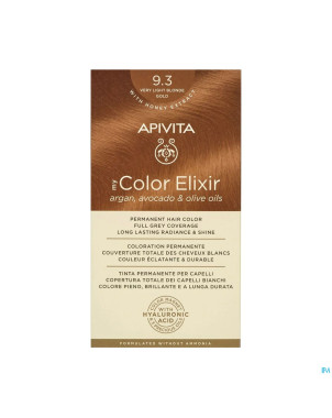 Apivita my color elixir 9.3 very light blonde gold
