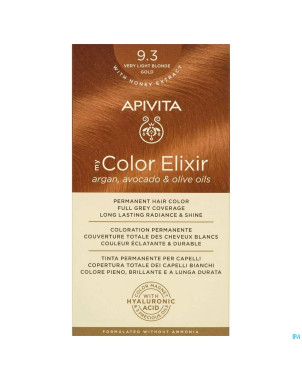 Apivita my color elixir 9.3 very light blonde gold