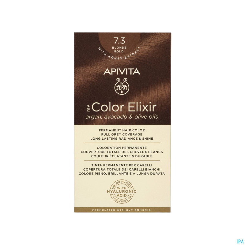 Apivita my color elixir 7.3 blonde gold