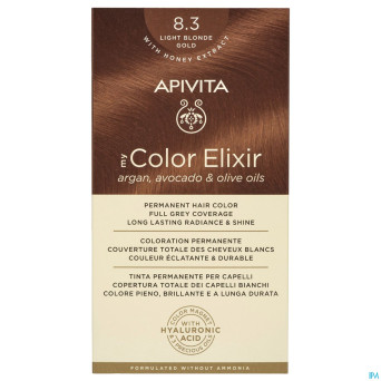 Apivita my color elixir 8.3 light blonde gold