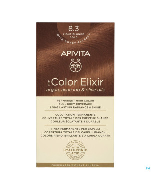 Apivita my color elixir 8.3 light blonde gold