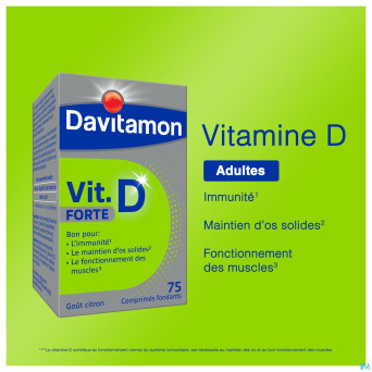Davitamon vitamine d forte  comp 75