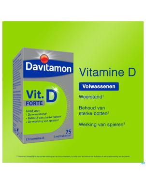 Davitamon vitamine d forte  comp 75