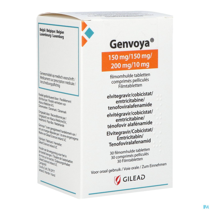 Genvoya 150/150/200/10 abacus comp pell  30