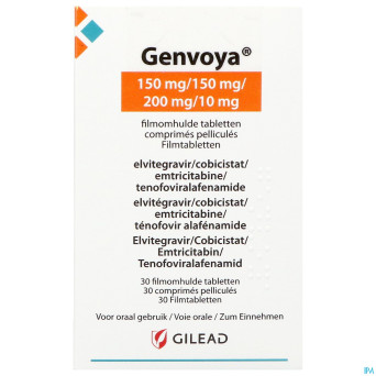 Genvoya 150/150/200/10 abacus comp pell  30