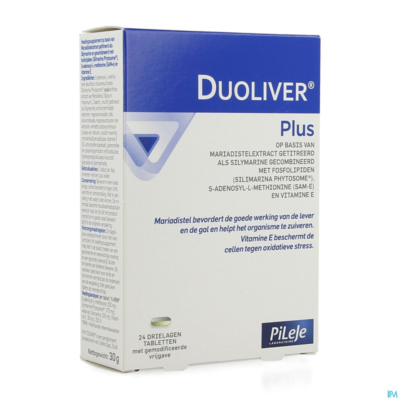 Duoliver plus triple couche caps 24