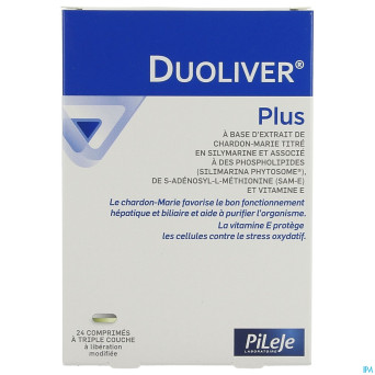 Duoliver plus triple couche caps 24