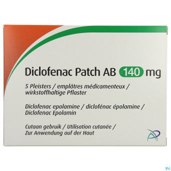 Diclofenac patch ab 140mg emplatre  5