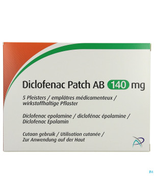 Diclofenac patch ab 140mg emplatre  5