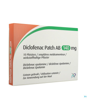 Diclofenac patch ab 140mg emplatre 10