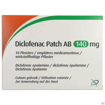 Diclofenac patch ab 140mg emplatre 10