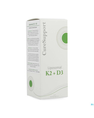 Curesupport liposomal k2 + d3  60ml