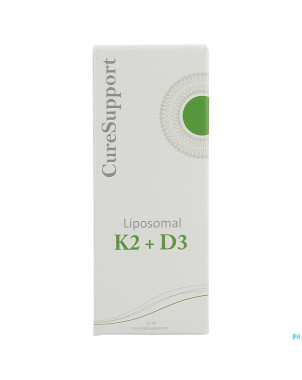 Curesupport liposomal k2 + d3  60ml