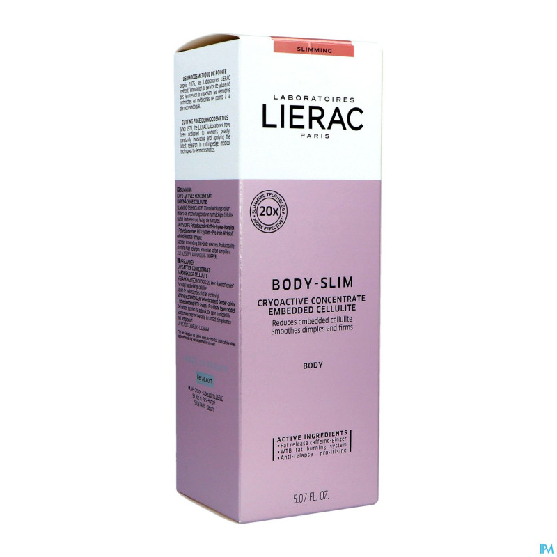 Lierac body slim concentre cryoactif    tube 150ml