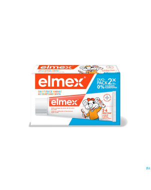 Elmex dentifrice enfant 2-6 ans    2x50ml