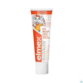 Elmex dentifrice enfant 2-6 ans    2x50ml