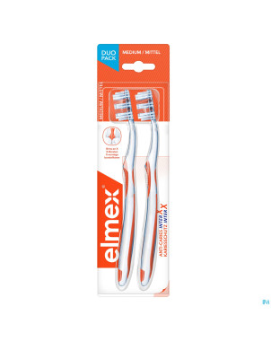 Elmex brosse dents inter-x a/caries medium duopack