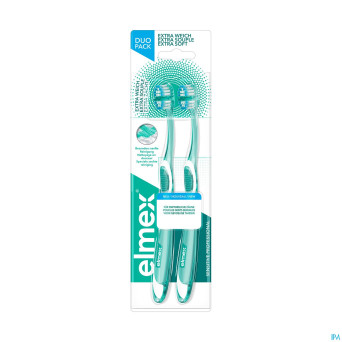Elmex sensitive pro brosse dents extra souple duo