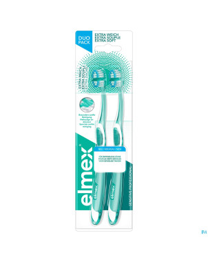 Elmex sensitive pro brosse dents extra souple duo