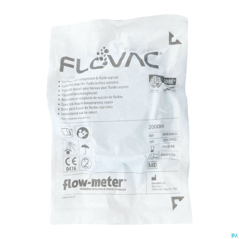 Sp20 flovac sac jetable hydrophobic filter    2l