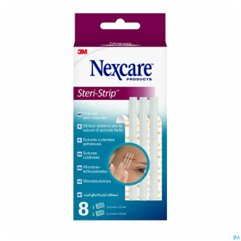 Steri-strip 3m suture cutan. adh assortiment  8