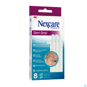 Steri-strip 3m suture cutan. adh assortiment  8